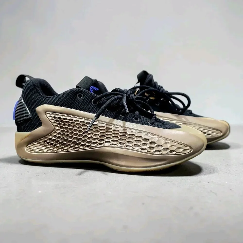 adidas AE 1 Low Metallic Champagne Anthony Edwards Youth 6 Womens 7.5 JQ6132